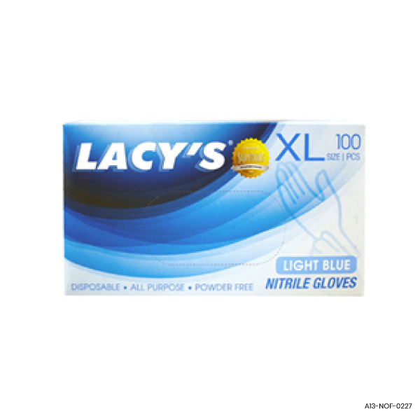 Blue Disposable Nitrile Gloves (XL)