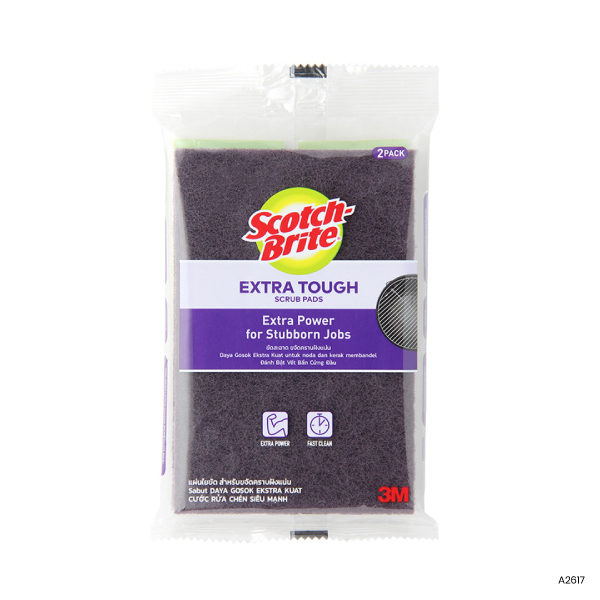 Scotch Brite Extra Tough Purple Scrub Pads (PAD-STD/2-65)